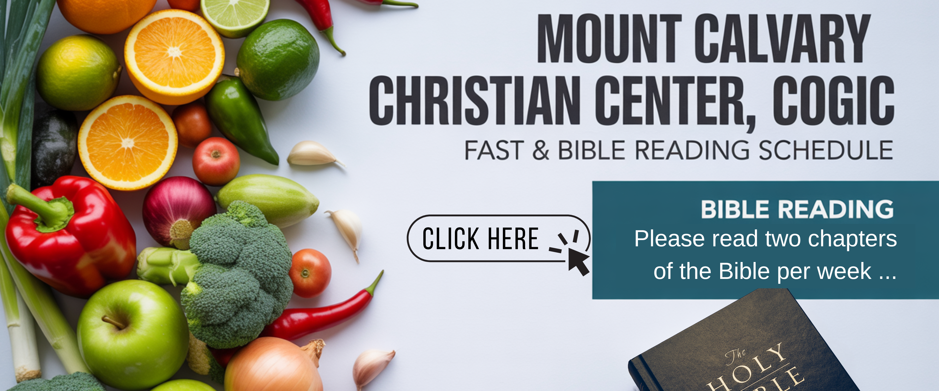 MCCC Fast & Bible Reading Schedule 2026